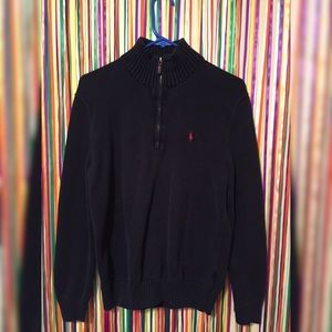 Ralph Lauren Cotton Quarter-Zip Sweater ♠️